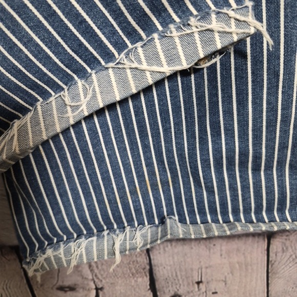 Judy Blue Jeans Womens 5/27 Railroad Striped Super Flare Stretch Denim - Picture 10 of 16